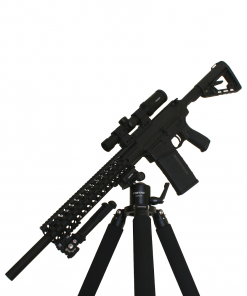 Kugelkopfstativ mit Waffe geneigt