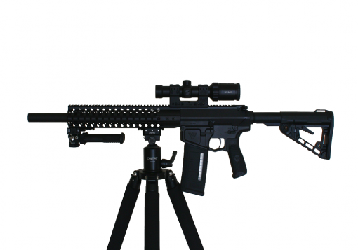 Kugelkopfstativ mit Waffe