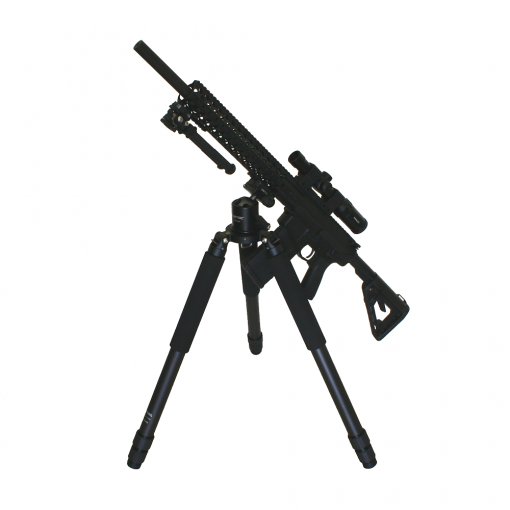 Kugelkopfstativ mit Waffe geneigt